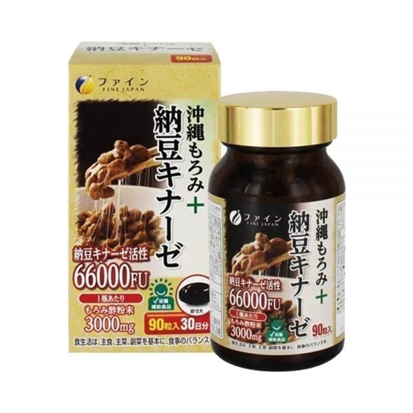 Viên Chống Đột quỵ Natto 66.000 FU Five Japan - 90 Viên - EXP202707