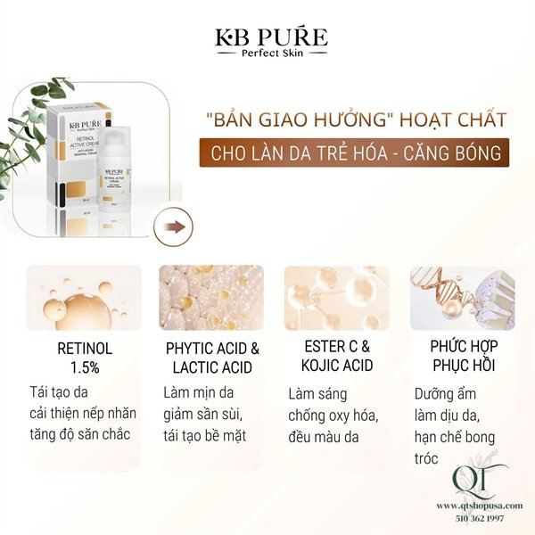 KB Pure - Retinol Active Cream 1.5% 30ml - EXP 202812
