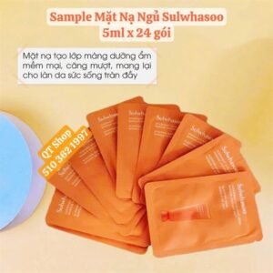 Sample Sulwhasoo Mask Ngủ - 5 ml x 24 gói - EXP 202807
