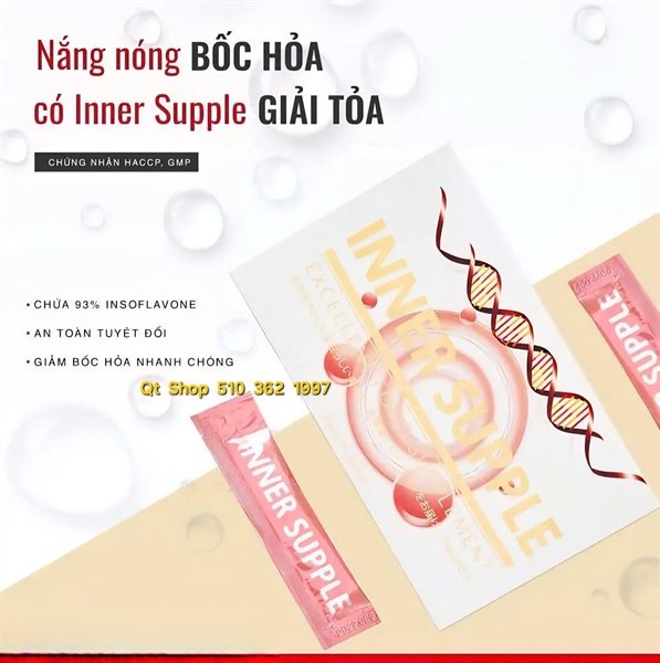 Nước uống tăng nội tiết tố Inner Supple - 28 gói - Japan - EXP 202712