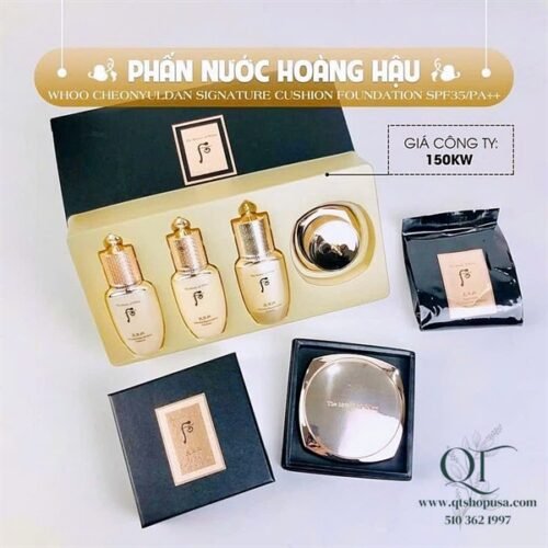 THE WHOO - Cushion Hoayul Tông 21 - Phấn Nước tặng 1 lõi + Set Mini Hoayul - 150$