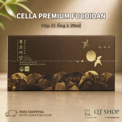 Cella Premium Fucoidan HQ - 21 ống - MỚI - EXP 202812
