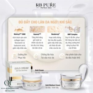 KB Pure - Gold Medium Cream - Oily Skin - EXP 202808