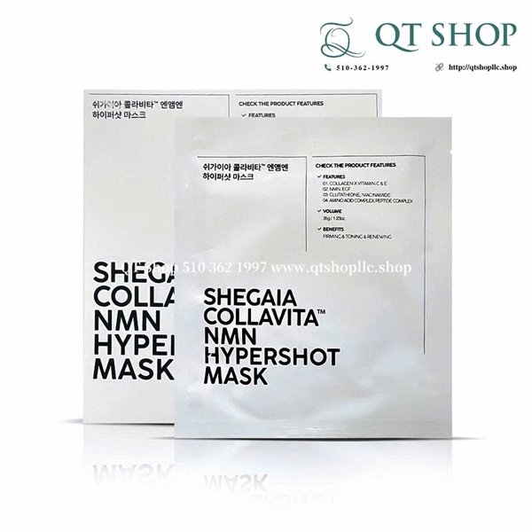SHEGAIA - Mặt Nạ Collavita NMN Hypershot Mask - 5ea