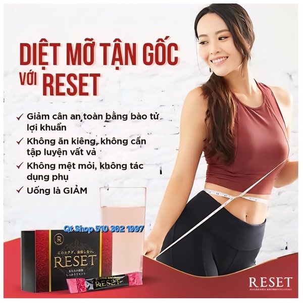NONE - Reset Men Vi Sinh Đào Thải Mỡ Giảm Cân - Japan EXP 202805