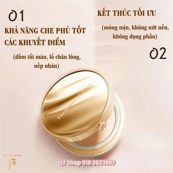 Phấn Phủ Dạng Nén Whoo # 23 - 70$