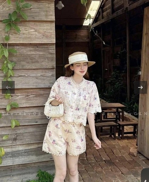Set sort hoa phối ren - size S