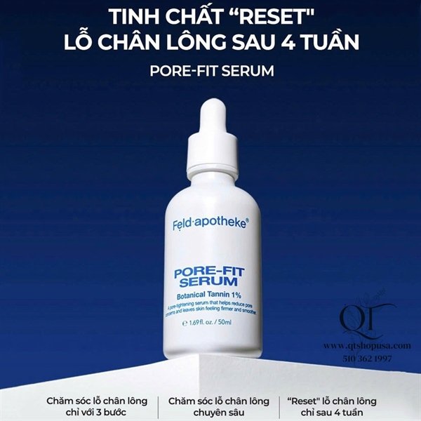 Feld Apotheke Pore-Fit Serum – Giải Pháp Se Khít Lỗ Chân Lông Chuyên Sâu