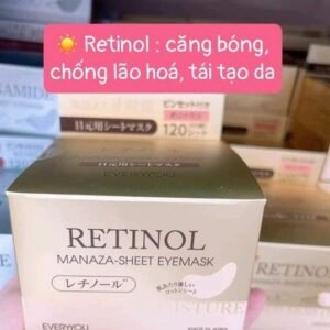 Mặt Nạ Mắt Retinol Eye Mask - JP - MÀU VÀNG - 120 miếng