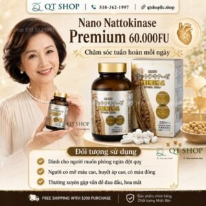 @ Viên Chống Đột quỵ Natto 60.000 FU - 330 Viên - Japan - EXP 202807
