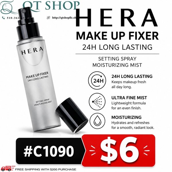 Xịt Makeup HERA Make Up Fixer 24H Long Lasting 30ml - EXP 202804