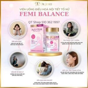 d46f6545bf134452991e1c4989e46e0e Viên uống điều hòa nội tiết tố Femi 60 viên - Japan - EXP 202607