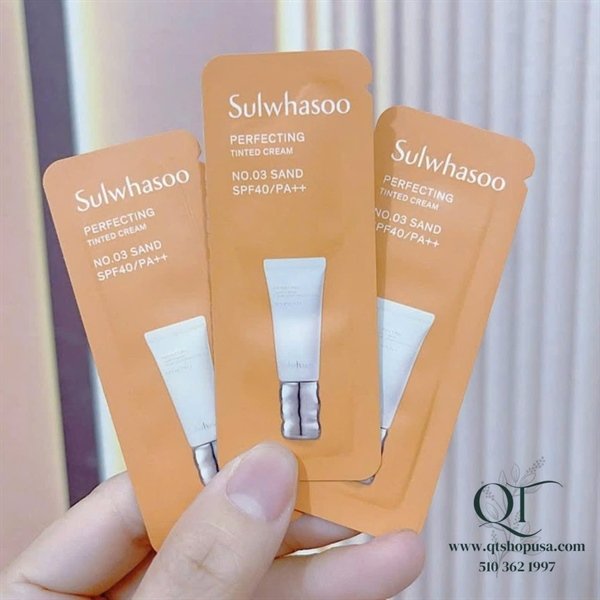 Sulwhasoo - Sample BB Perfecting Tinted Cream NO.3 SAND - 12 gói - EXP 202901