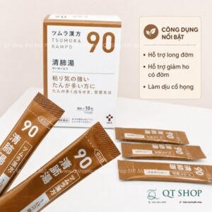 d53ef54040ac4c0e8148ecf08b697469 TSUMURA KAMPO 90 - Bột Uống Lọc Phổi Japan - Hộp 20 gói - EXP 202711 (móp hộp)
