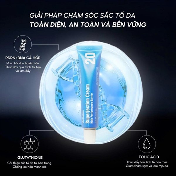 Pharmesthetic - Superjection Cream - Kem Trị Nám Tàn Nhang - Hãng Định Vị