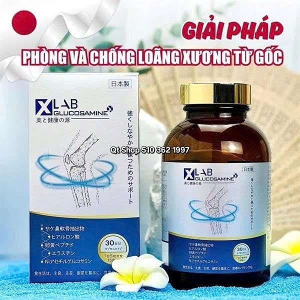 d62e465a49ba4475ae01499fd7523b8f RÁCH SEAL - Xlab Glucosamin+ 150 viên - EXP 20280407