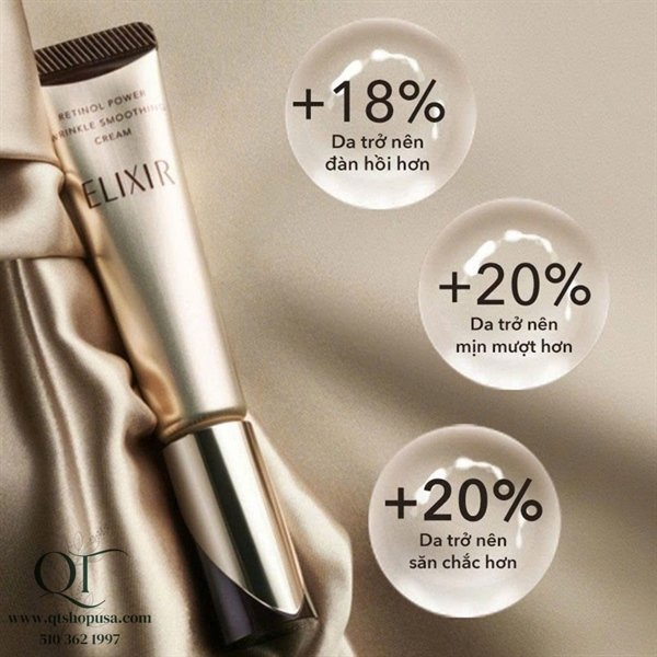 Kem Dưỡng ELIXIR Retinol Power Wrinkle Smoothing Cream 15g