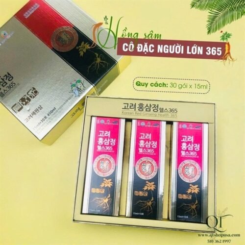 Hồng Sâm Nước Người Lớn 365 - 30 tép - EXP 202812