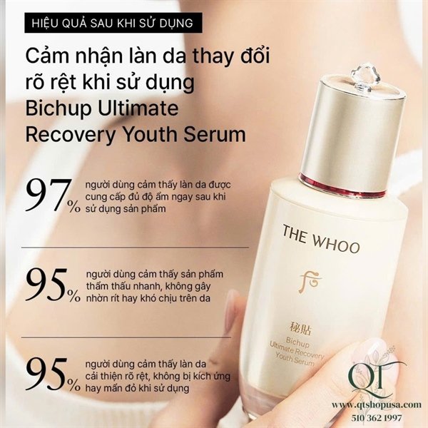 THE WHOO BICHUP - Set Serum Bichop Mới 50 ml tặng 20ml - 200$ - Thế hệ thứ 4 - EXP 202804