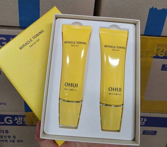 OHUI - Set KCN Ohui Vàng Miracle Toning - 50ml x 2ea