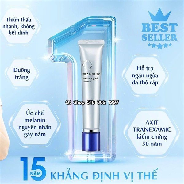 d81d722e479446769a016178819e043b Tinh chất dưỡng trắng da Transino Melano Signal Essence - 50gr - Date 03/2028