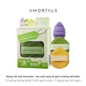 Set 3 miếng bọt Rửa Mặt AMORTALS - LIMIT 1 Khách 5