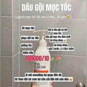 d9fb9c2e886340f3a8d6e9198bb74446 Dầu gội Ha'sol Anagen Scalp Shampoo - 500g - EXP 202806