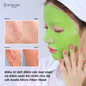 BeBalance - MICROFIBER Mask Xanh Lá ACALA - 10 ea