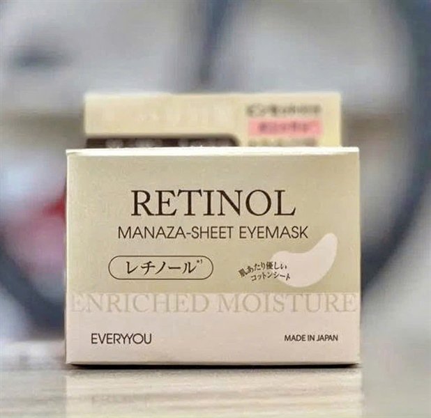 Mặt Nạ Mắt Retinol Eye Mask - JP - MÀU VÀNG - 120 miếng
