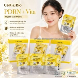 Celltial Bio - Mặt Nạ Thạch PDRN + Vita Hydrogel Mask VÀNG - 5 ea - EXP 202906