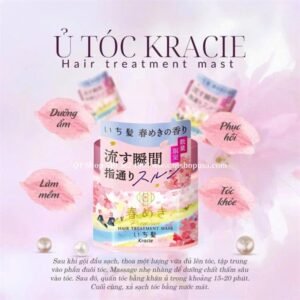 dc43d97eb7054d2d8990bb259e032b45 Ủ tóc Kracie Ichikami Premium Hair Treatment Mask