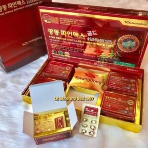 Tinh Dầu Thông Đỏ Kwangdong - 120 viên - BỎ HỘP - 5 hộp nhỏ