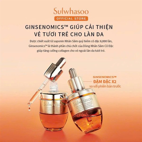 SULWHASOO - Sample Tinh Chất TBG Nhân Sâm - 24 gói - EXP 202805
