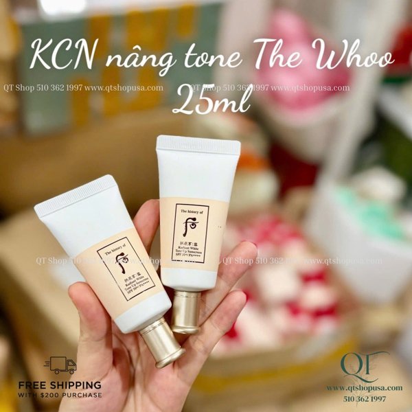 THE WHOO -@- MINI KCN Whoo trắng 25ml tách set - EXP 20281030