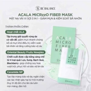 BeBalance - MICROFIBER Mask Xanh Lá ACALA - 10 ea
