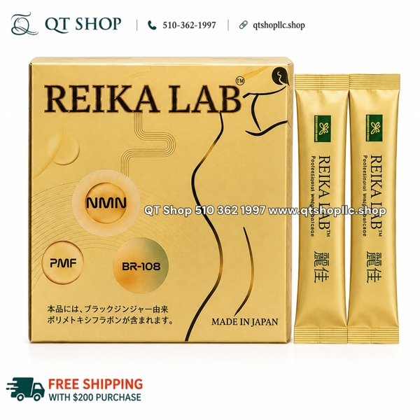 REIKA LAB - Men Giảm Cân NMN Mới - 30 Tép