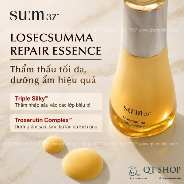 SUM37 - @ - Set Mini 4 Tinh Chất Cao Cấp Losec Summa Best Essence - EXP 202807
