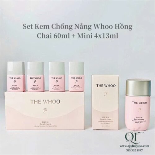 e1d840657c0c402dabbe249bc0cb36dd Set KCN Whoo Hồng - 48$ - 60ml + 4mini x13ml