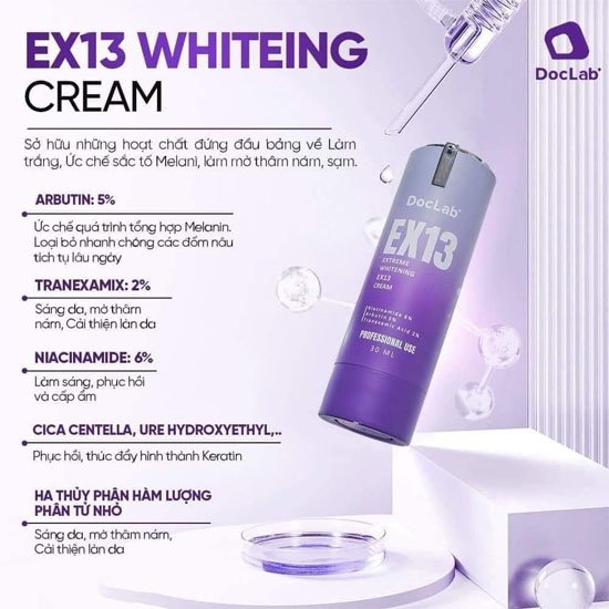e1dbab2554b94b6eb5c20f9cbb5a1b29 DOCLAB - EX13 Kem Trị Nám - 1 tặng 1 - EXP 202711