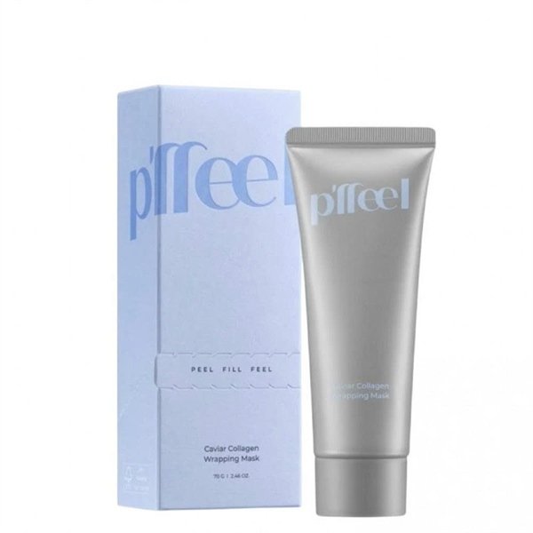 Mask Peel PFFEEL - Caviar Collagen Wrapping Mask EXP 26022028- 70g - Trắng da