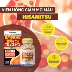 Viên giảm mỡ máu Cholesterol Hisamitsu 168 viên - Japan - EXP 202701