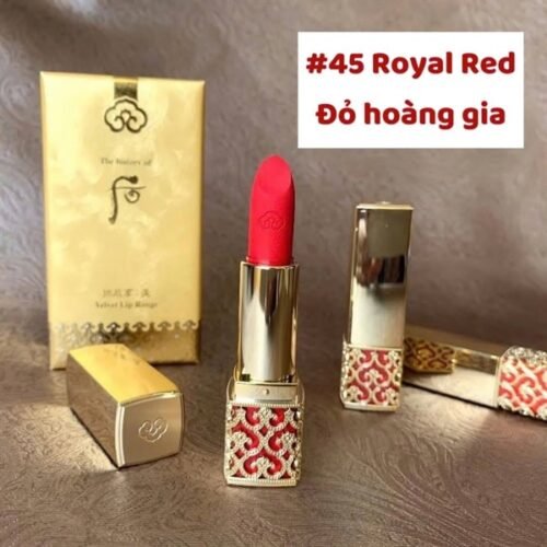 Son Màu Whoo - Màu 45 - Royal Red - Đỏ - Date 08/2026