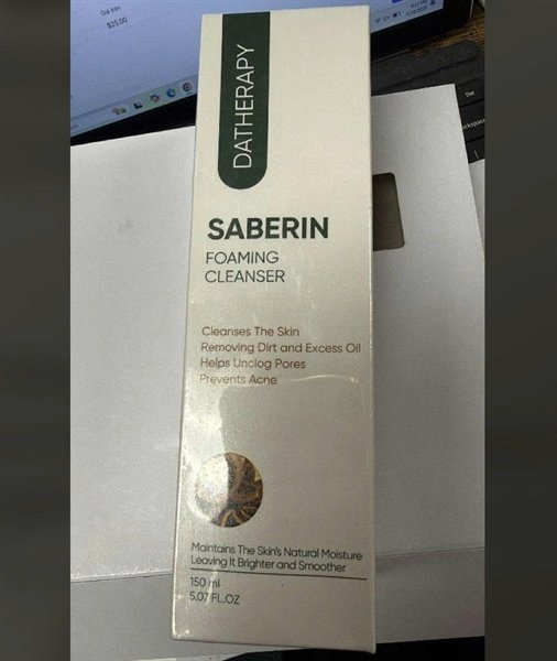 VN - SRM Datherapy Saberin Foaming Cleanser - 150ml
