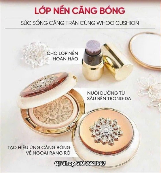 e77a41b401454085bd5fd0603149e6e4 Phấn Cushion Hoa Hiên - 110$ - Tông 21 kèm SET QUÀ
