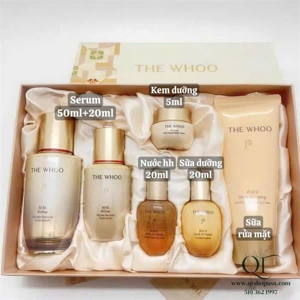 THE WHOO BICHUP - Set Serum Bichop Mới 50 ml tặng 20ml - 200$ - Thế hệ thứ 4 - EXP 202804