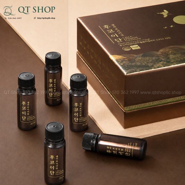 Cella Premium Fucoidan HQ - 21 ống - MỚI - EXP 202812
