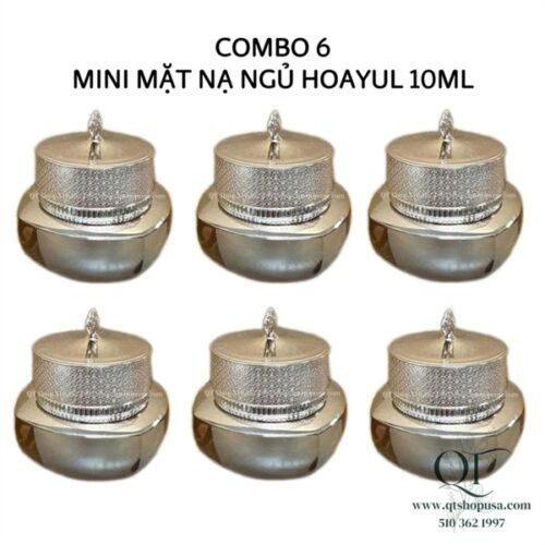 COMBO 6 Hũ - Mini Mặt Nạ Ngủ Hoayul 10ml - Tách Set KO HỘP - EXP 2028