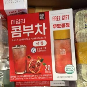 Kombucha LỰU - 20 tép tặng 1 bình - EXP 202707