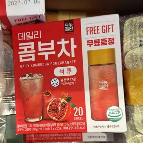 ea79cdfa970a4cb09c8b6b7155227780 Kombucha LỰU - 20 tép tặng 1 bình - EXP 202707