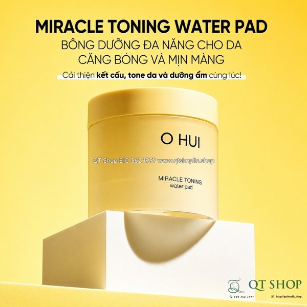 OHUI - Toner Pad Ohui Vàng Miracle Toning Water Pad - EXP 2028.11